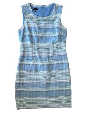 Talbots Striped Tweed Shift Dress